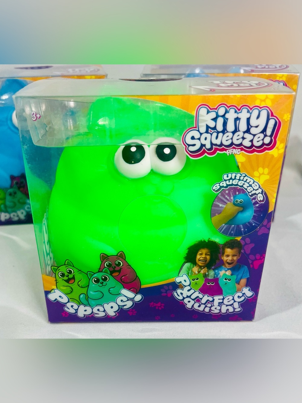Squeeze Green Plush Squeeze Toy by Kitty Squeeze